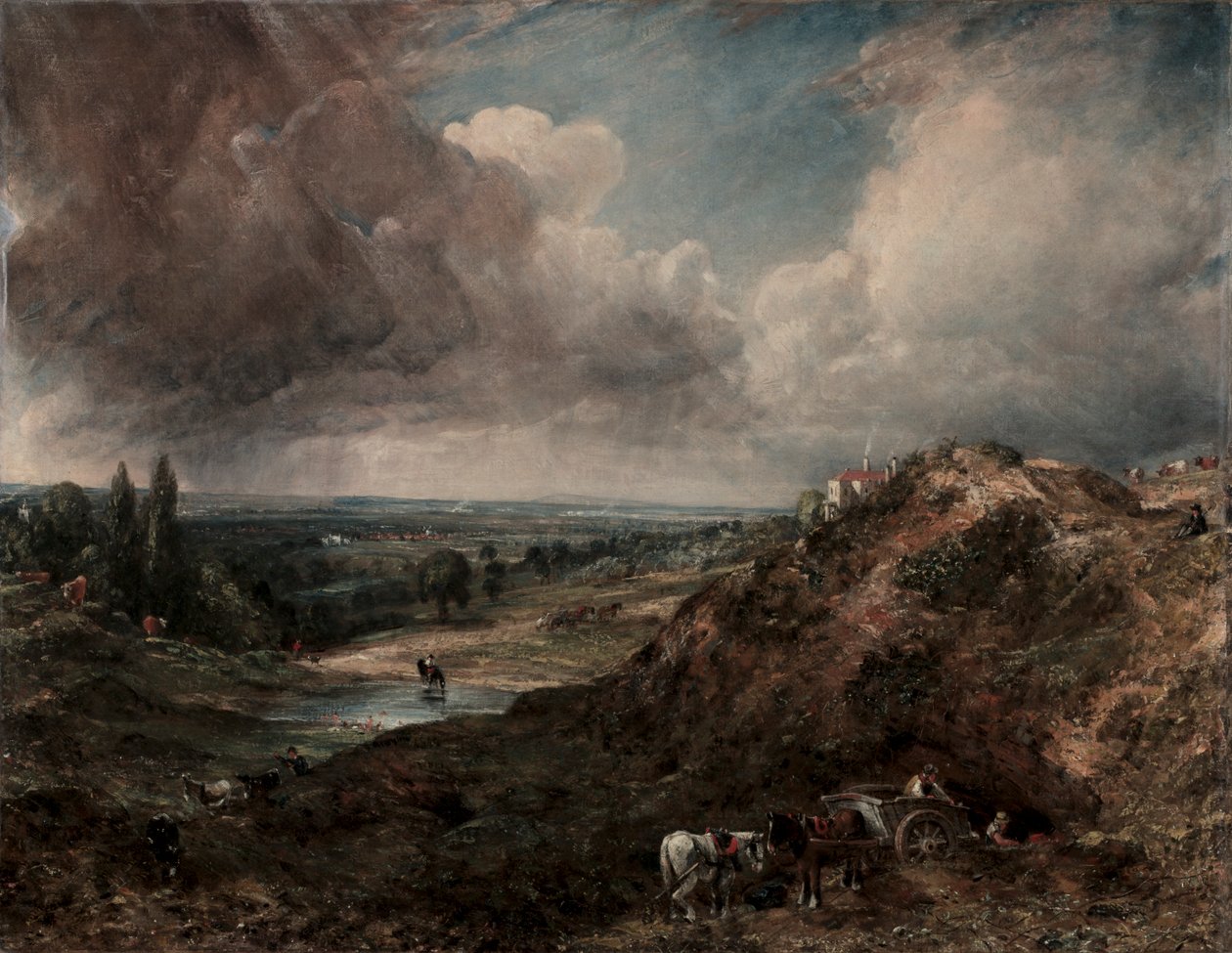 Branch Hill Göleti, Hampstead, 1828. by John Constable