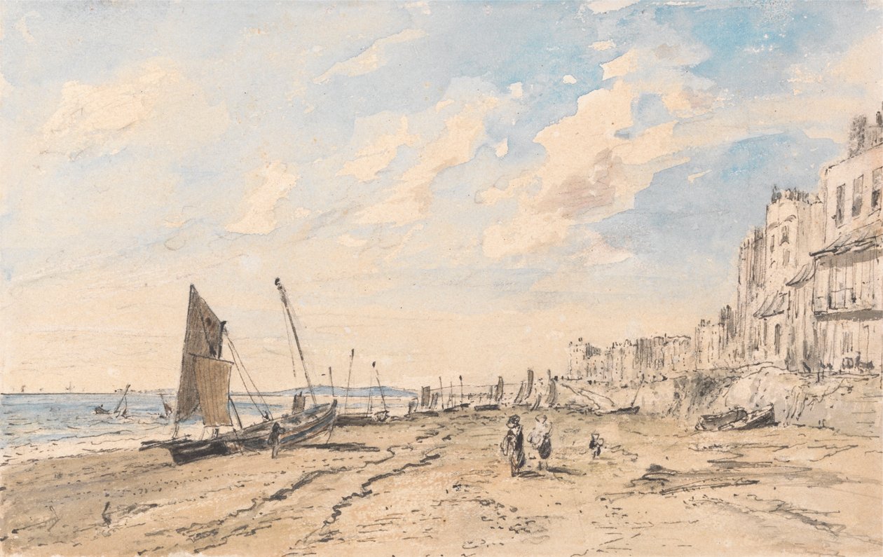 Brighton Sahili Batıya Bakıyor by John Constable