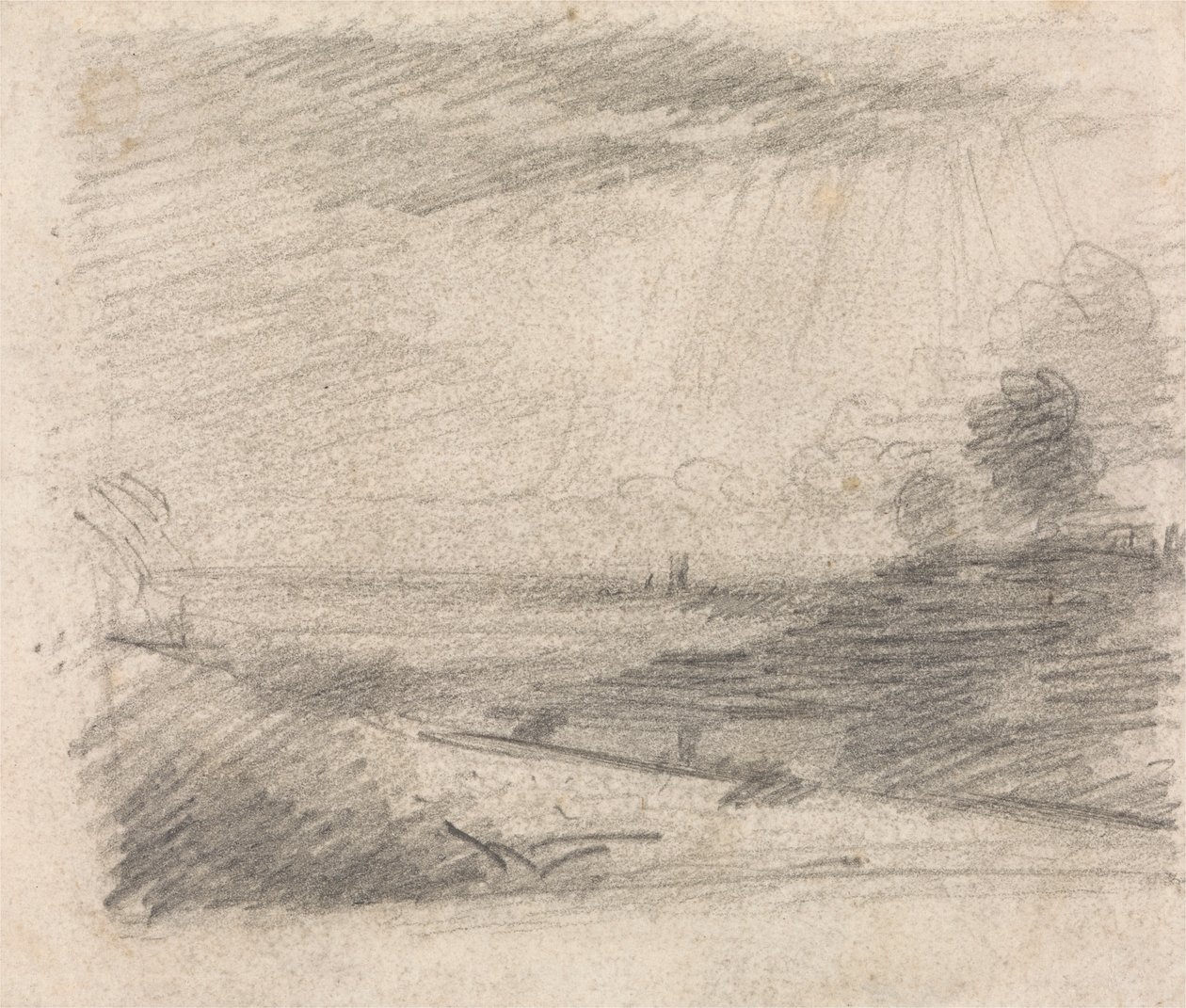 Langham konumundan Dedham Vale by John Constable