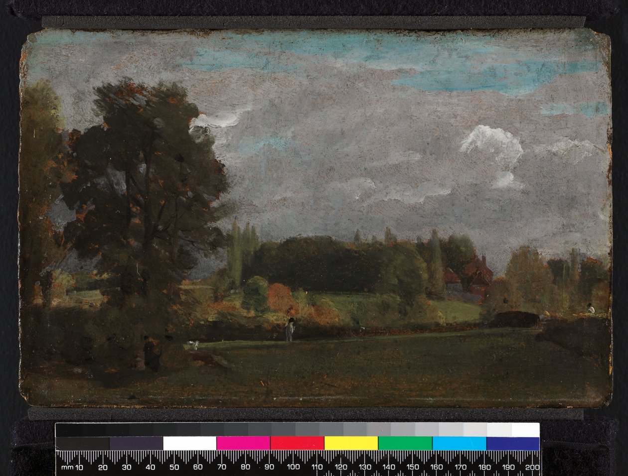 Doğu Bergholt, 1808 (değirmen tahtasında yağ) by John Constable