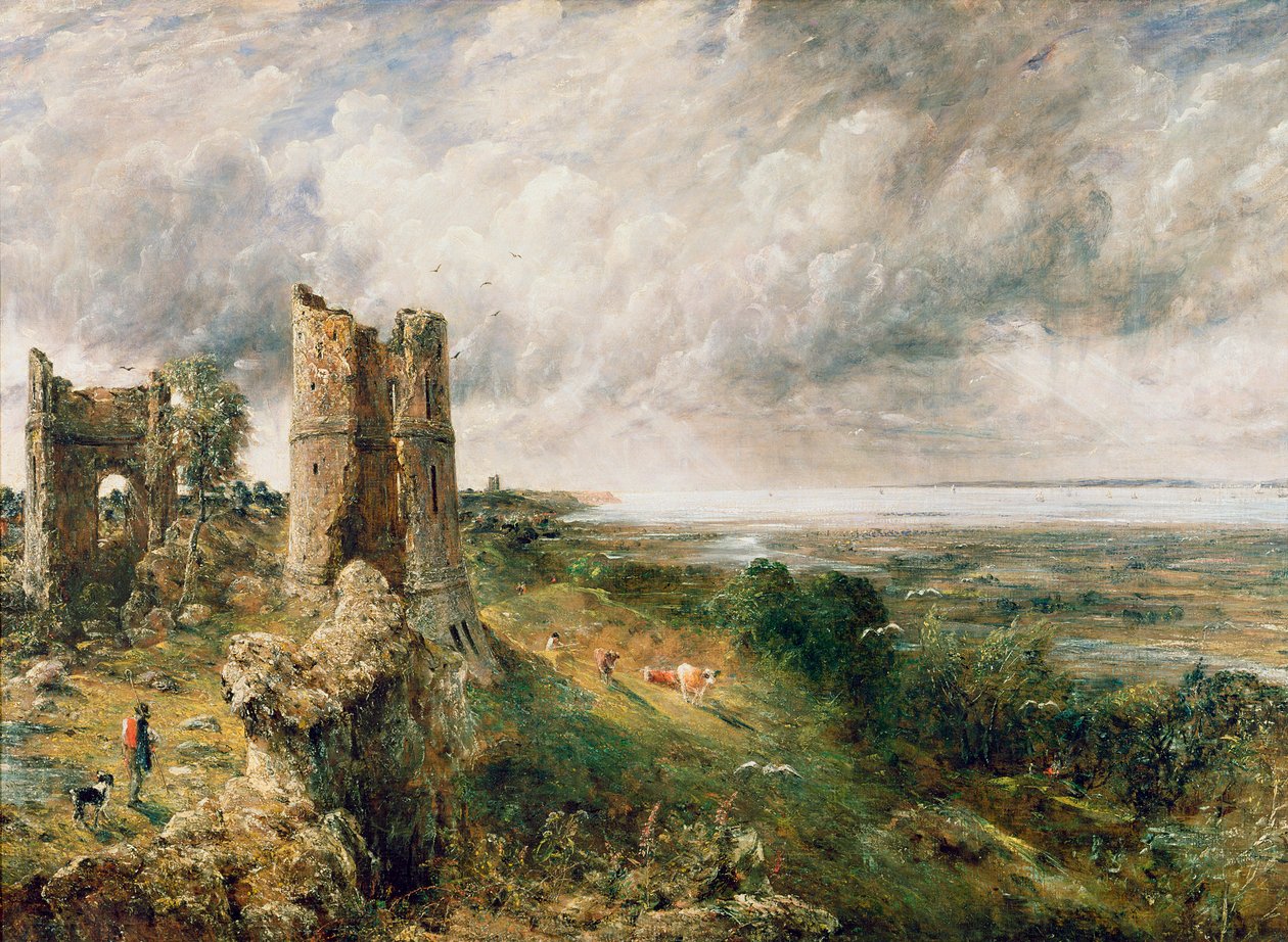 Hadleigh Castle, 1829  by John Constable