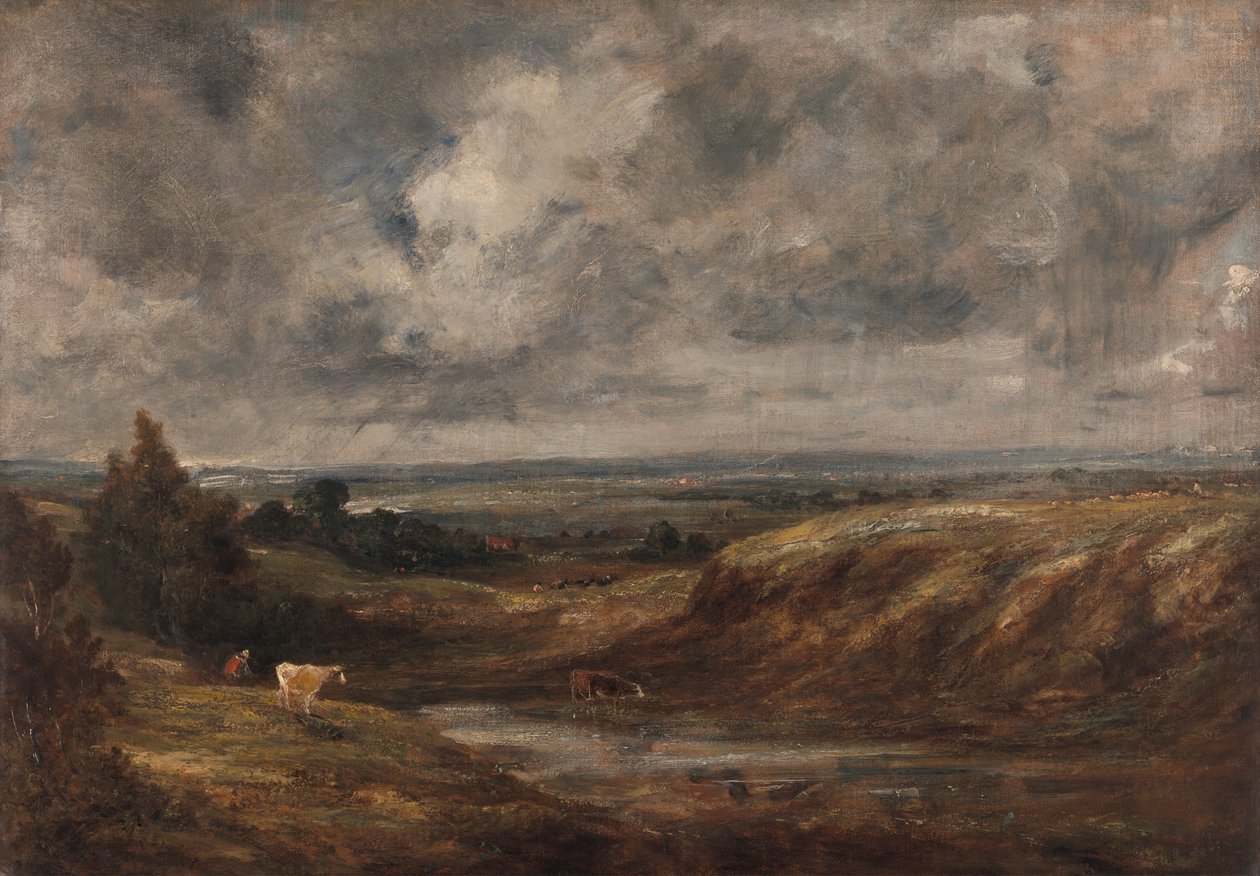 Hampstead Heath, 1825-1830. by John Constable