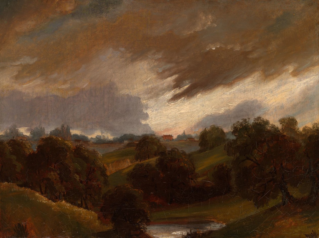 Hampstead, Fırtınalı Gökyüzü by John Constable
