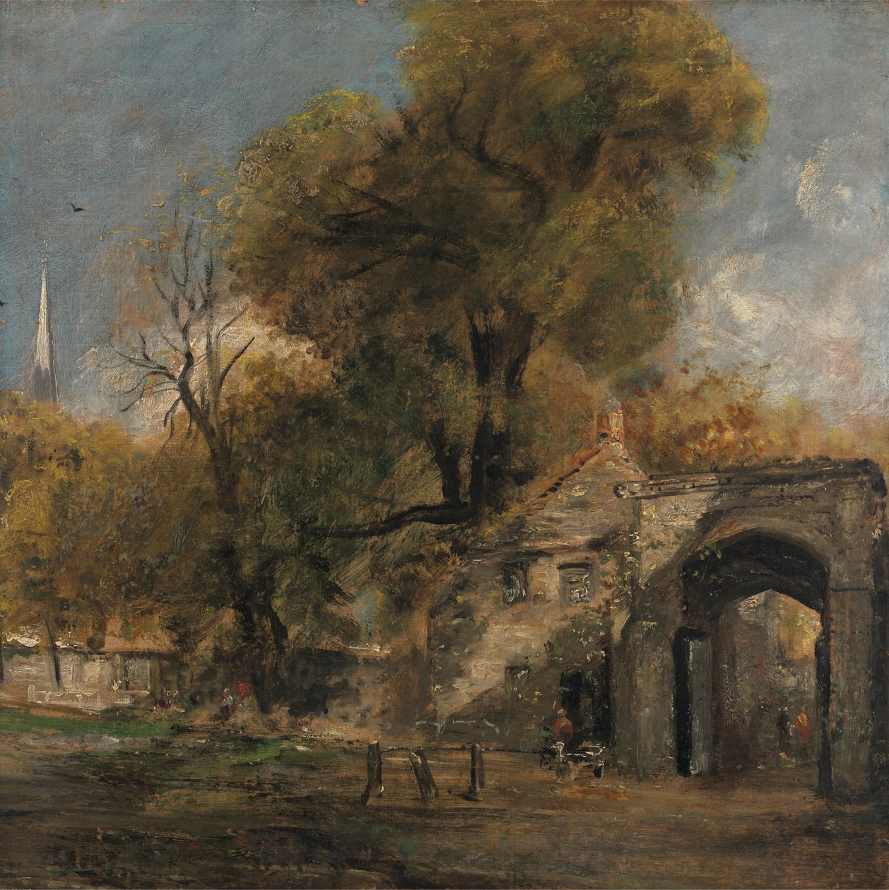 Harnham Kapısı, Salisbury by John Constable