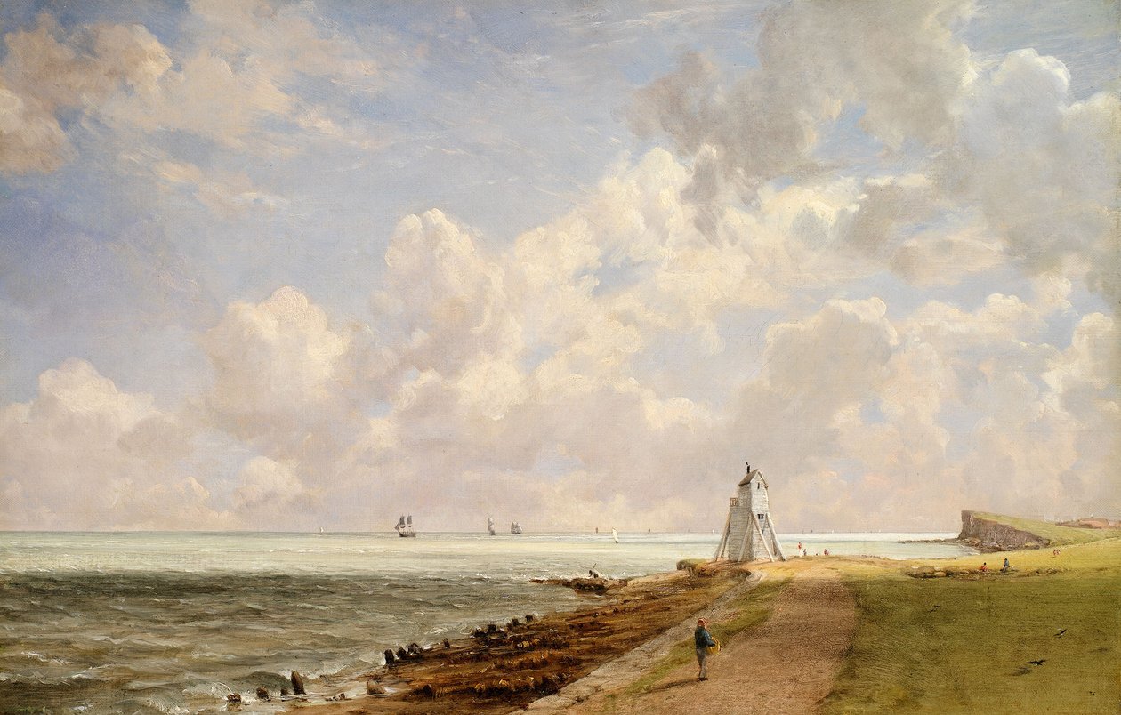 Harwich Deniz Feneri (tuval üzerine yağlı boya) by John Constable