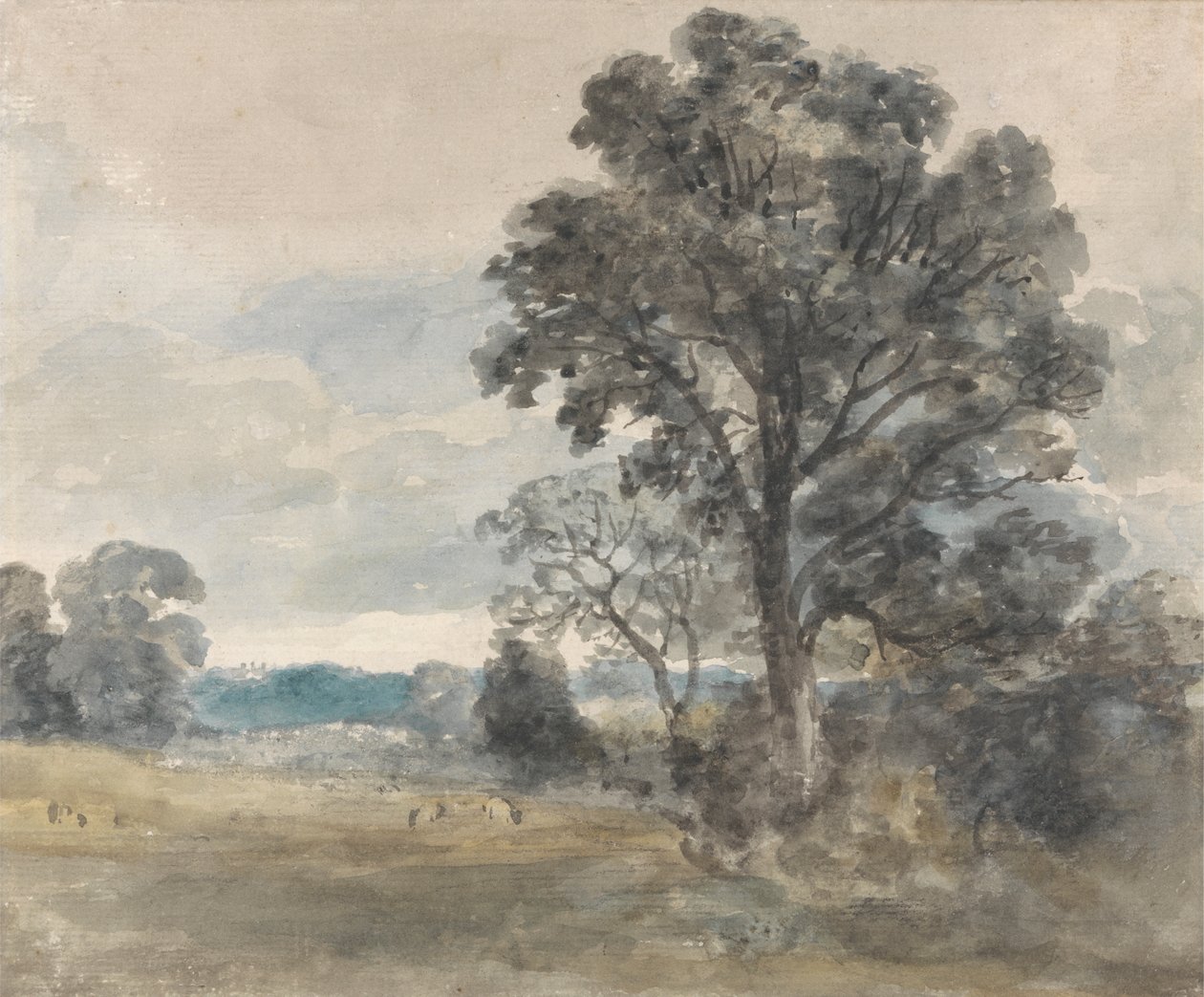 Doğu Bergholt'ta Manzara by John Constable
