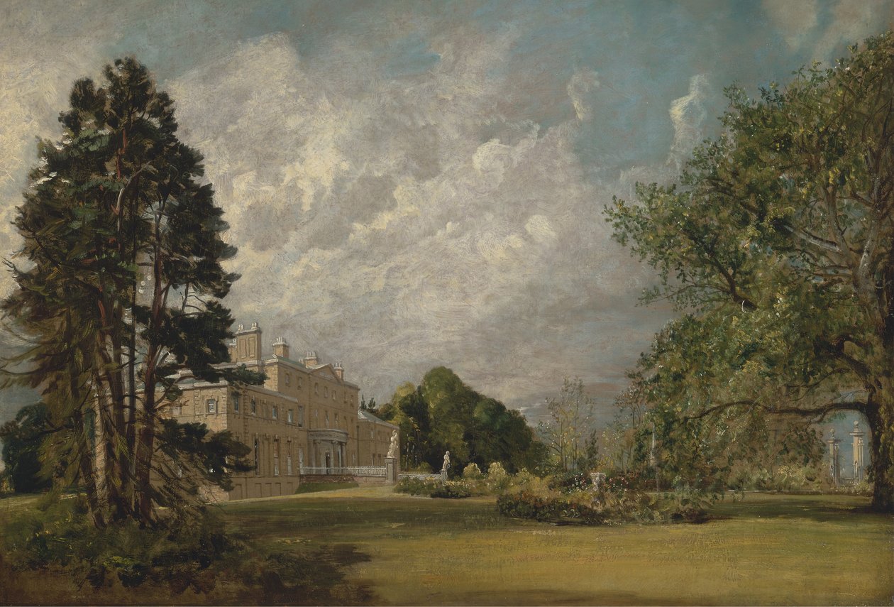 Malvern Salonu, Warwickshire, 1820-1821. by John Constable