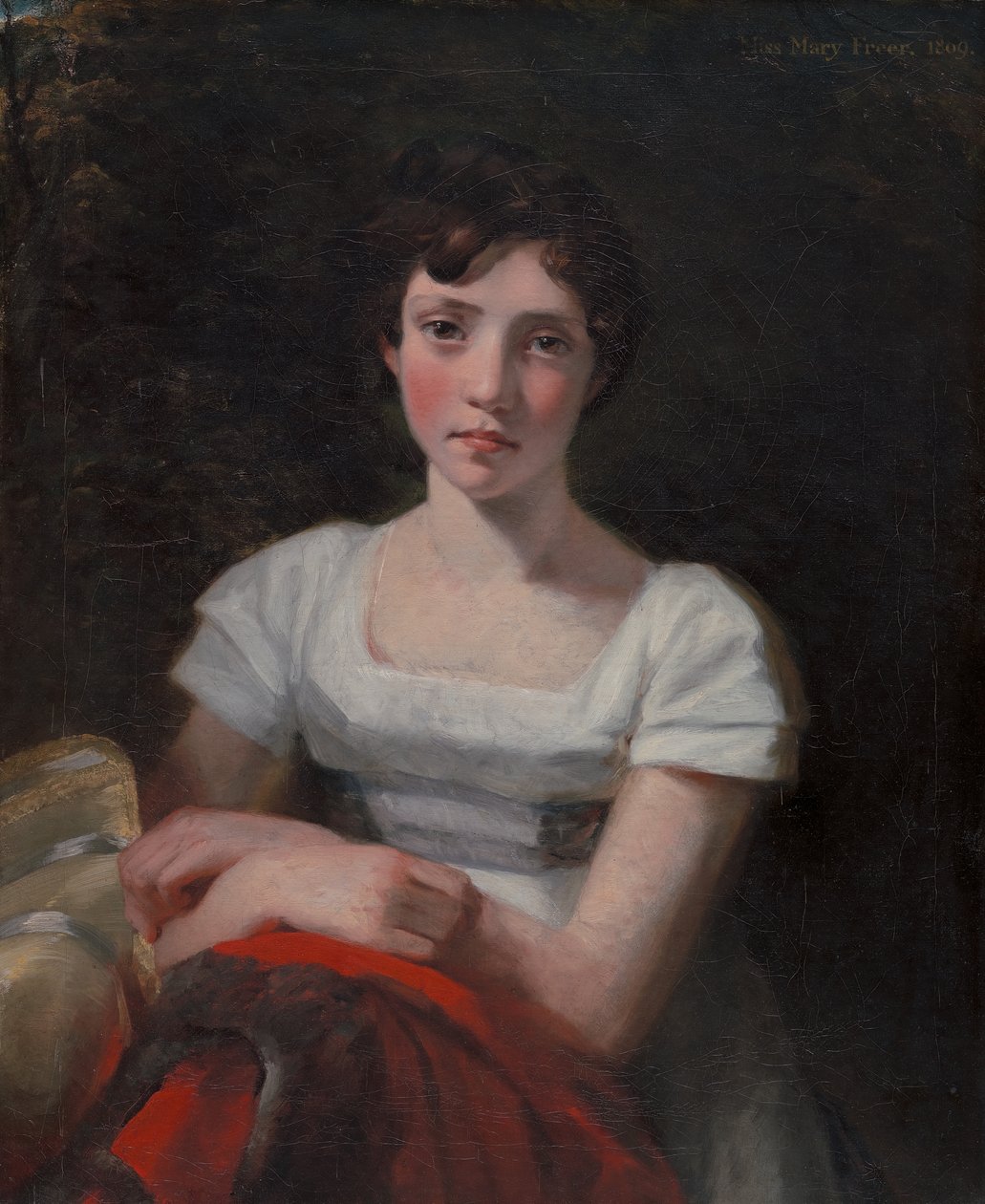 Mary Freer, 1809. by John Constable