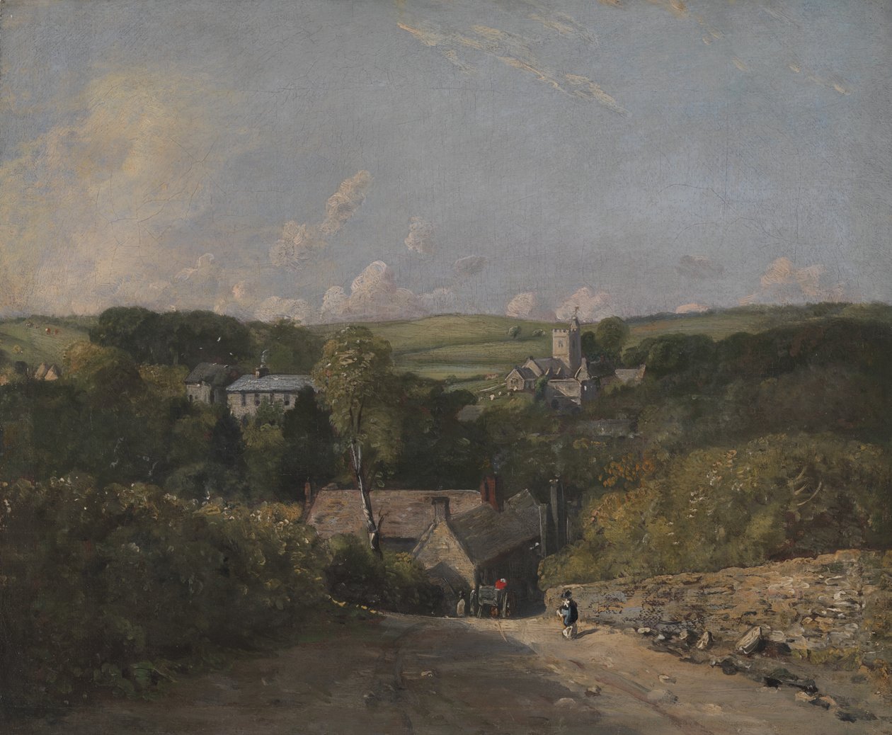 Osmington Köyü, 1816-1817. by John Constable