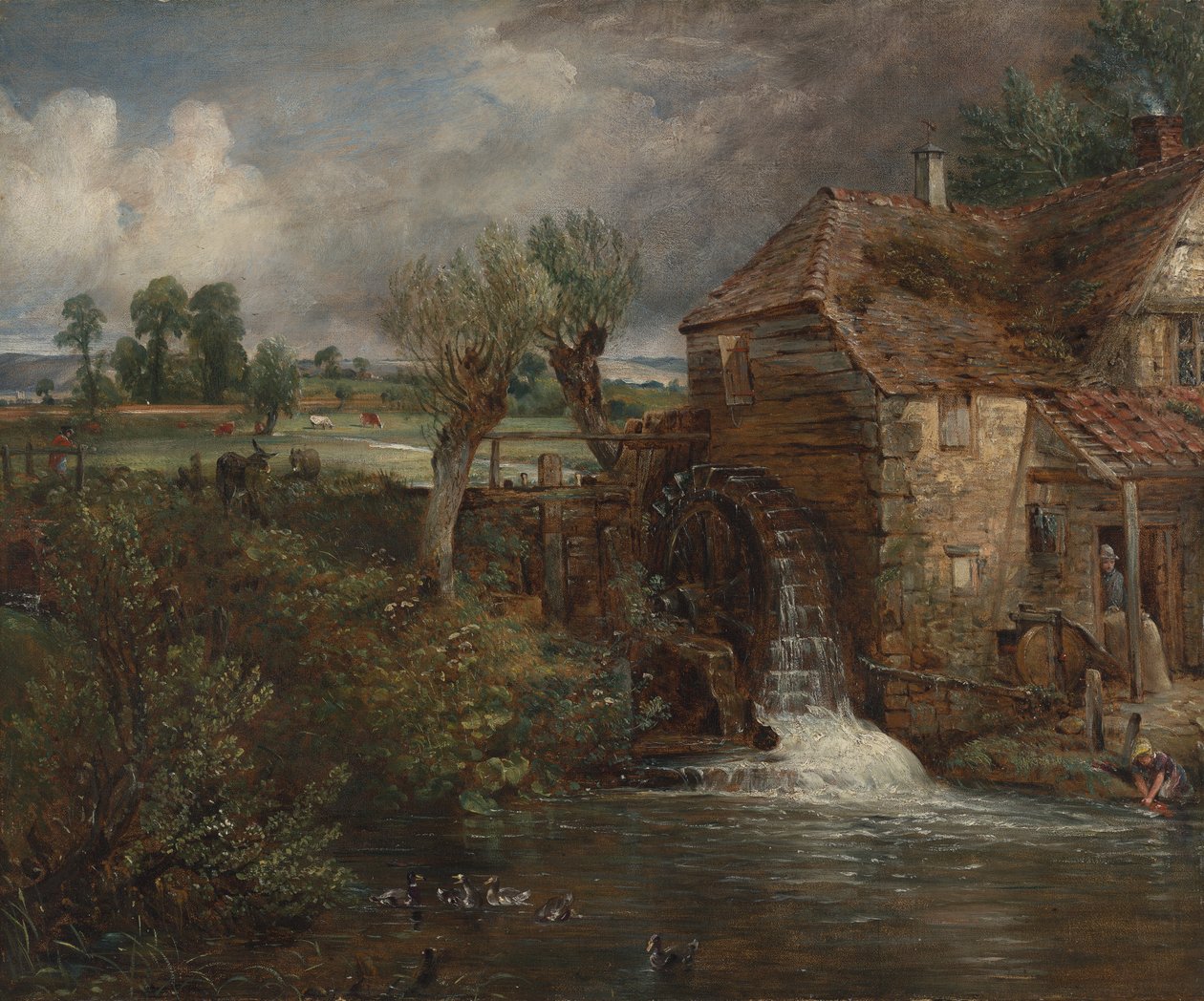 Parham Değirmeni, Gillingham by John Constable