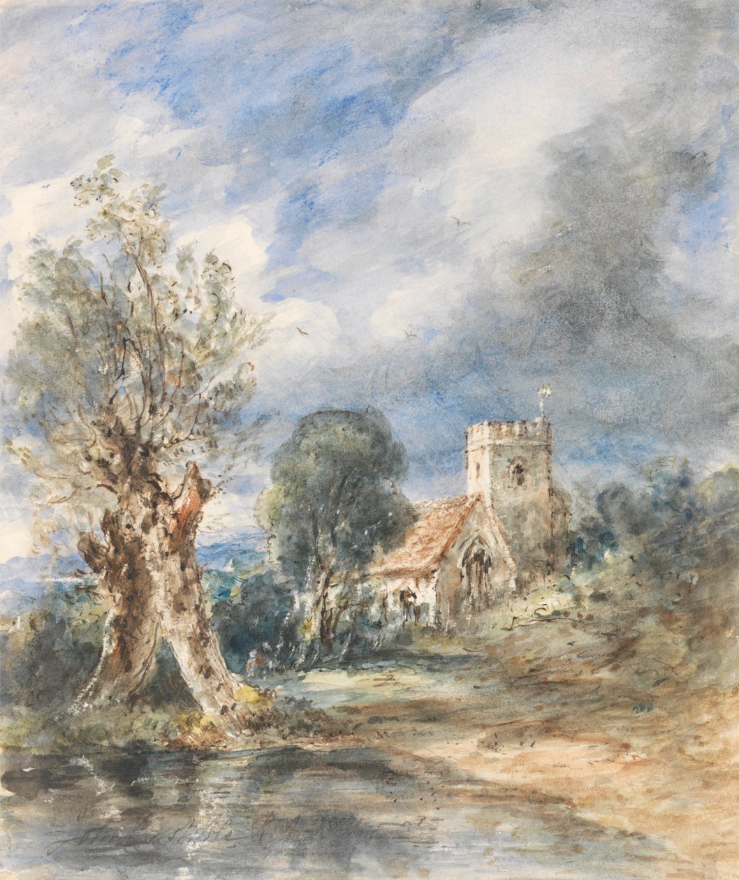 Stoke Poges Kilisesi by John Constable