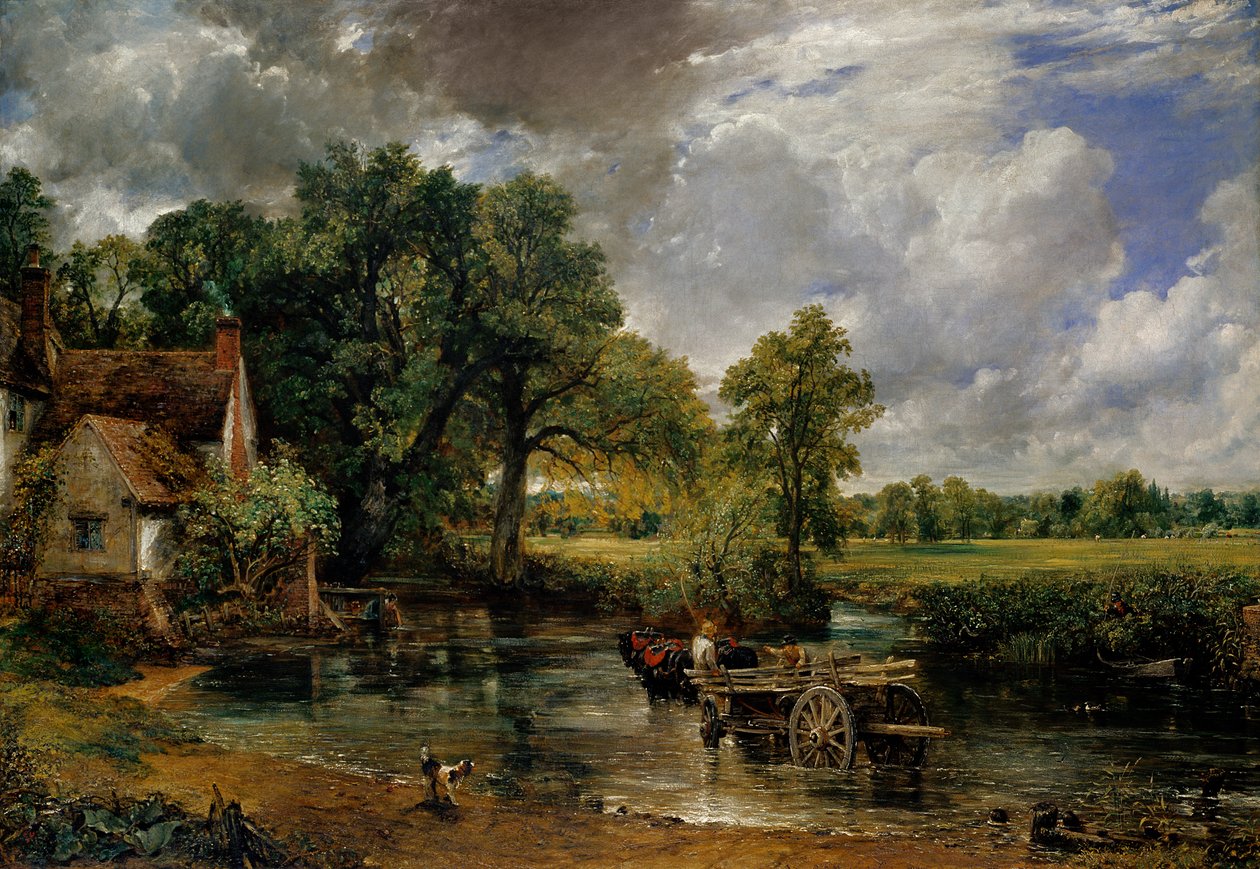 The Hay Wain, 1821  by John Constable