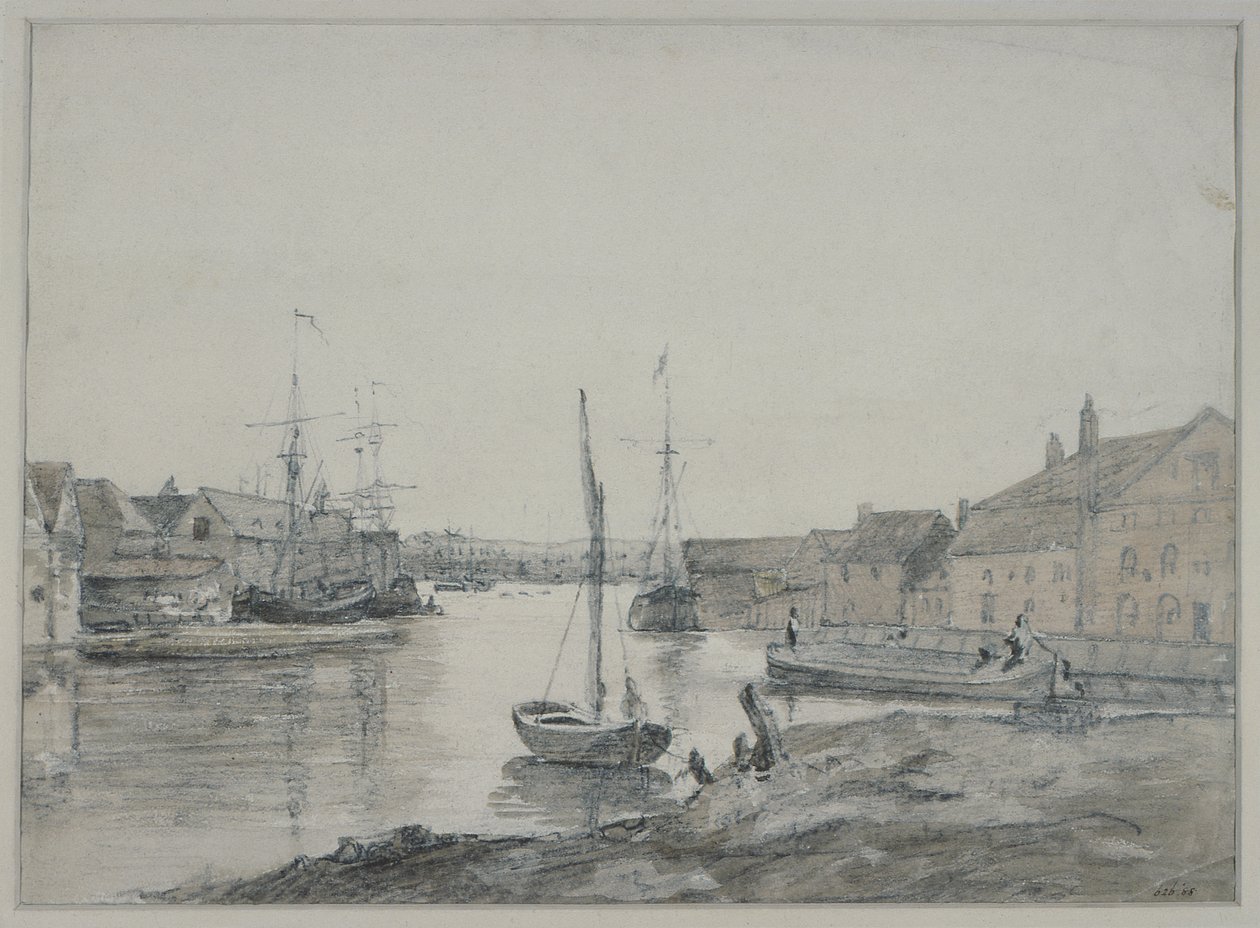 Ipswich'teki Orewell'de Depolar ve Nakliye by John Constable