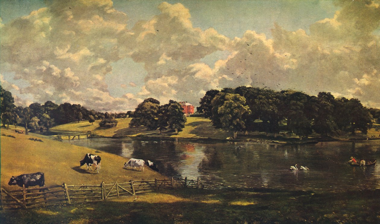 Wivenhoe Parkı, Essex, 1816 by John Constable