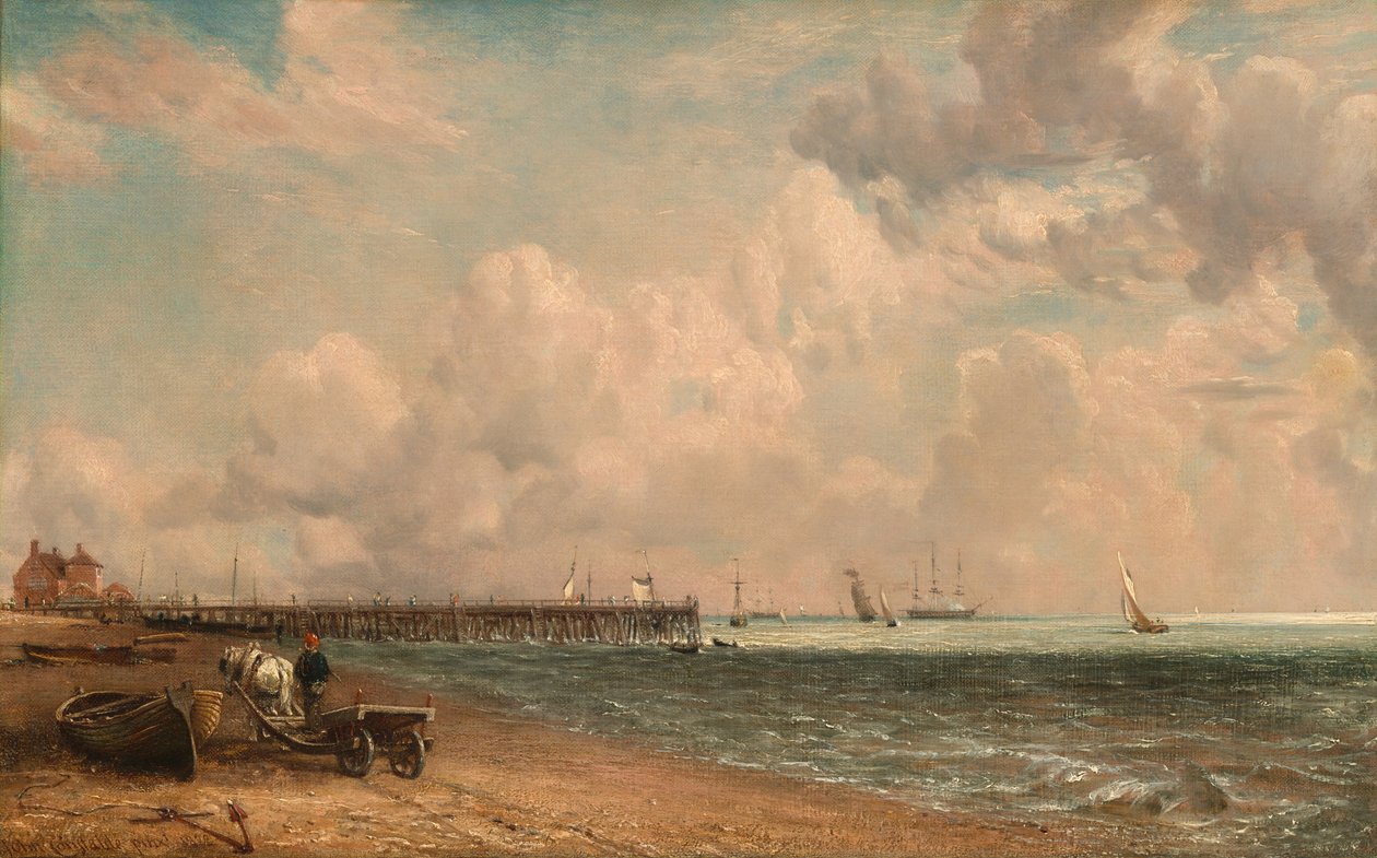 Yarmouth İskelesi, 1822. by John Constable