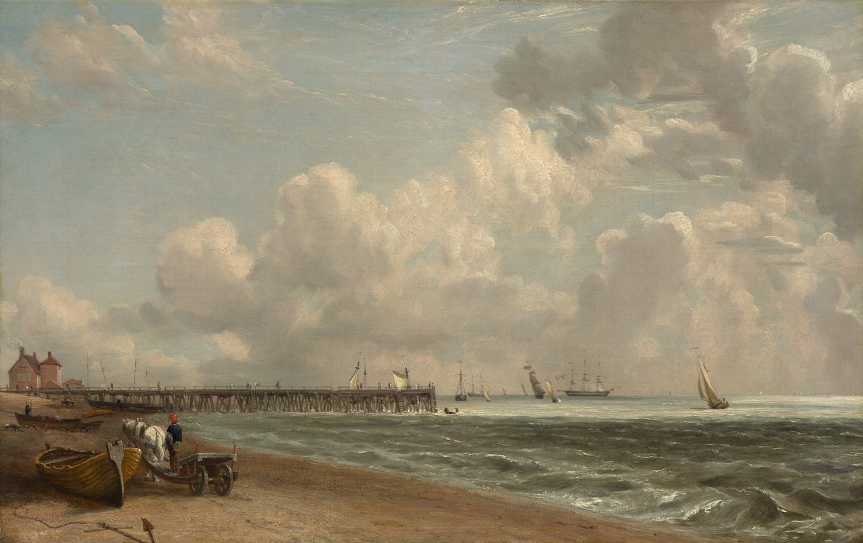 Yarmouth İskelesi, c.1822-23 by John Constable