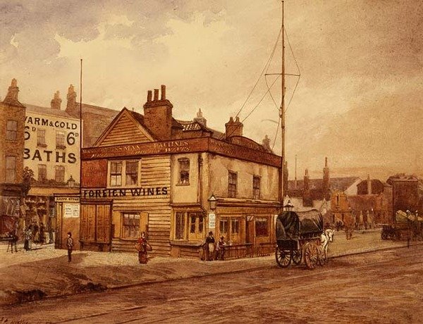 Vine Tavern, Mile End Yolu by John Crowther