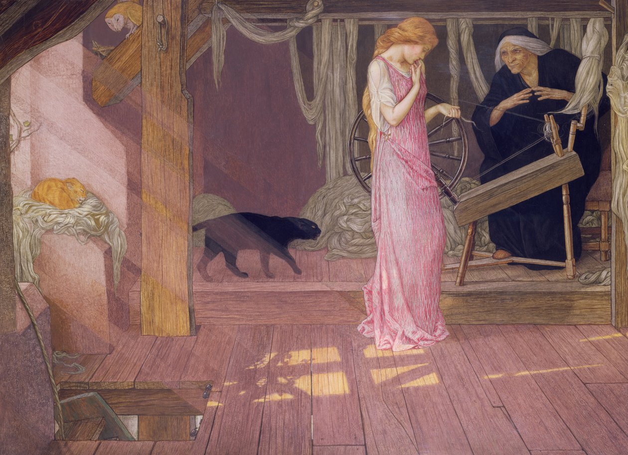 Uyuyan Güzel (tempera) by John Dickson Batten