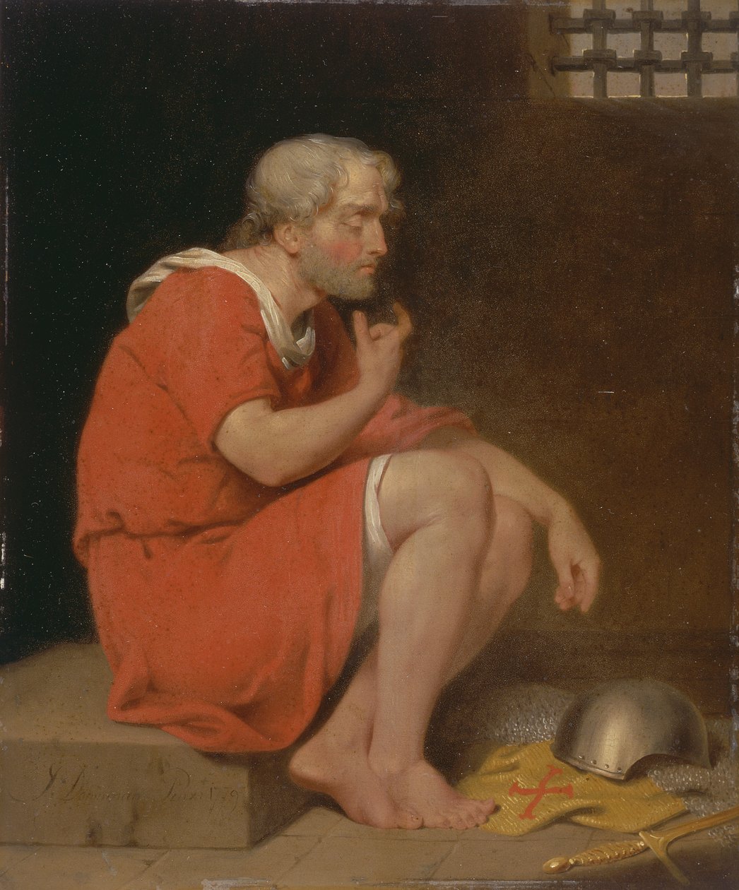 Normandiya Dükü Robert Hapishanede by John Downman