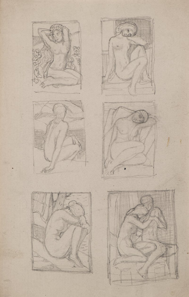 İdeal Rahibi Stephen Grahams (kalem) by John Duncan