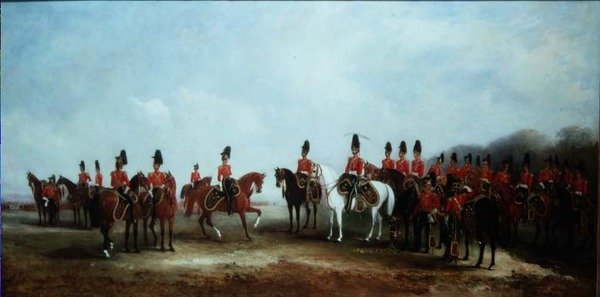 16. Lancerların İncelemesi by John E. Ferneley