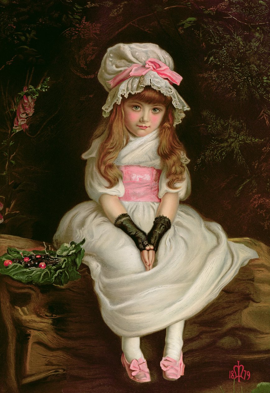 Bouquet ya Margueritas, 1866 (pastel ku mpapuro) rki by John Everett Millais