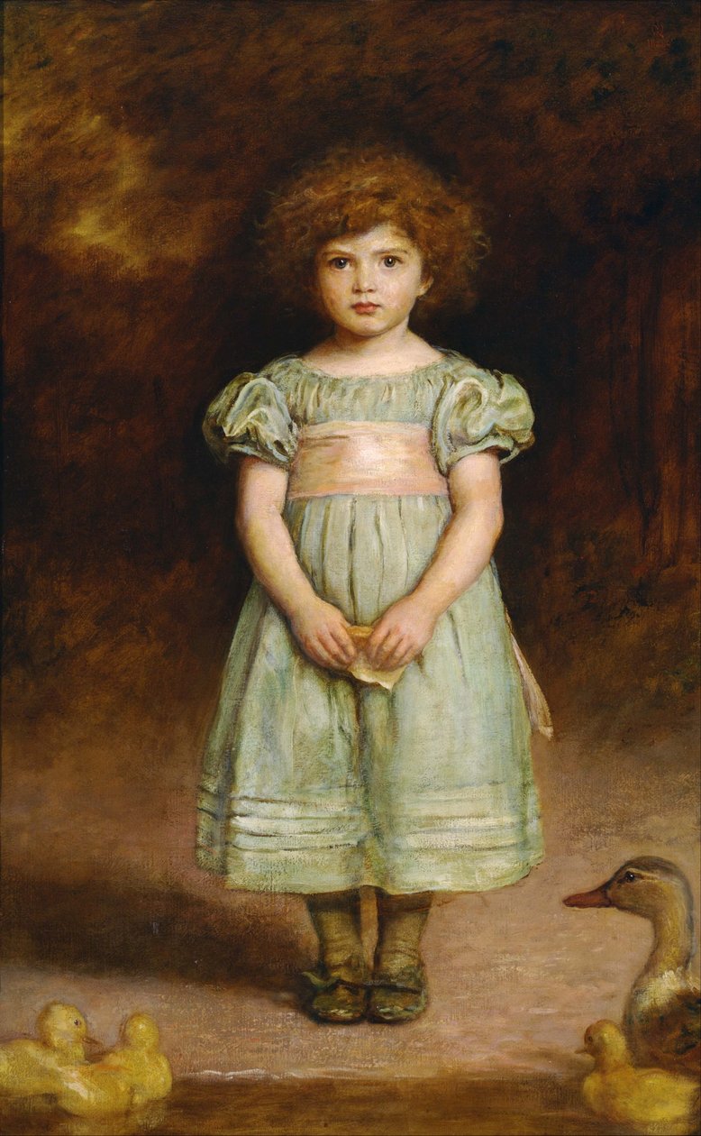 ördek yavrusu by John Everett Millais