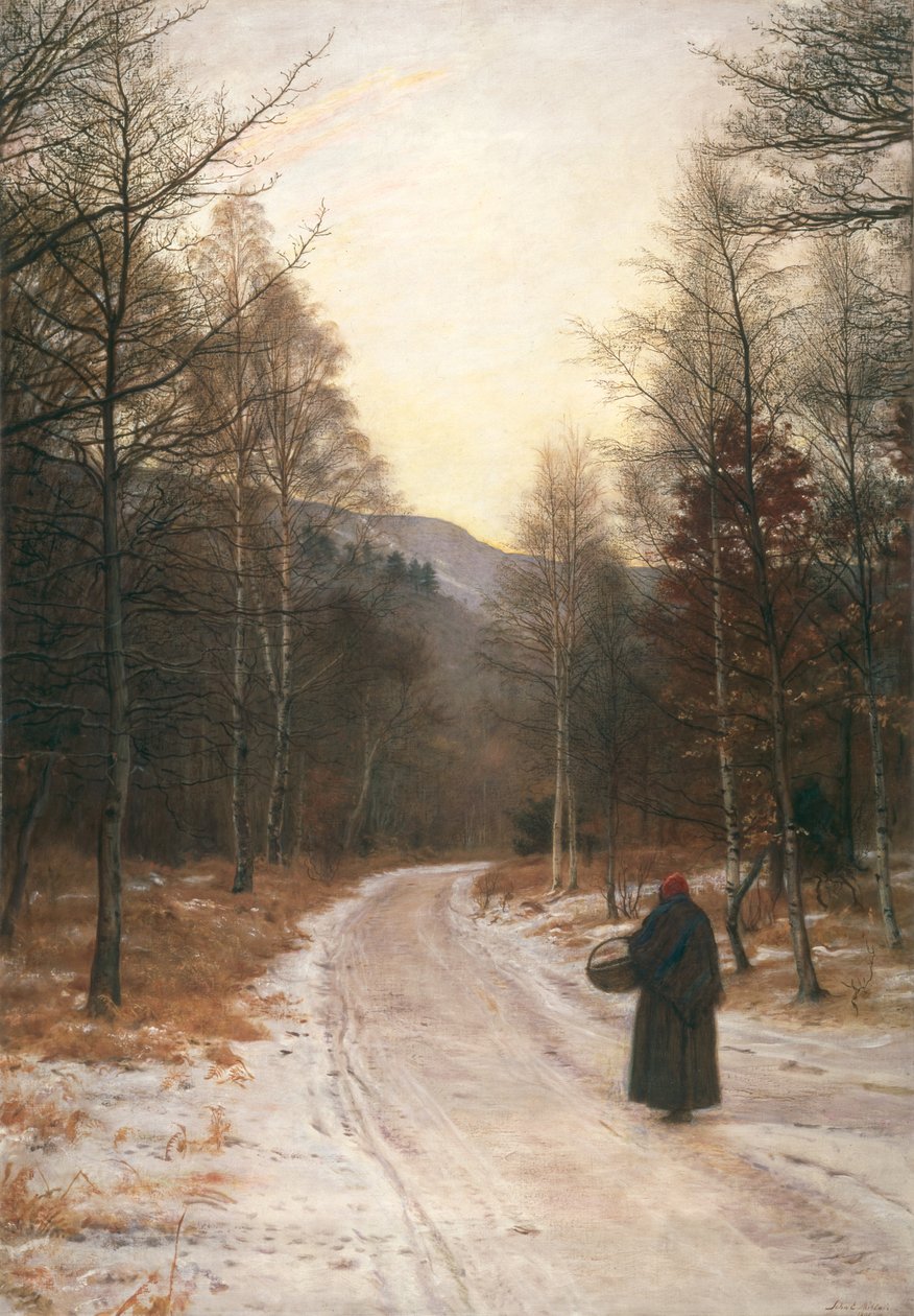 glen birnam by John Everett Millais