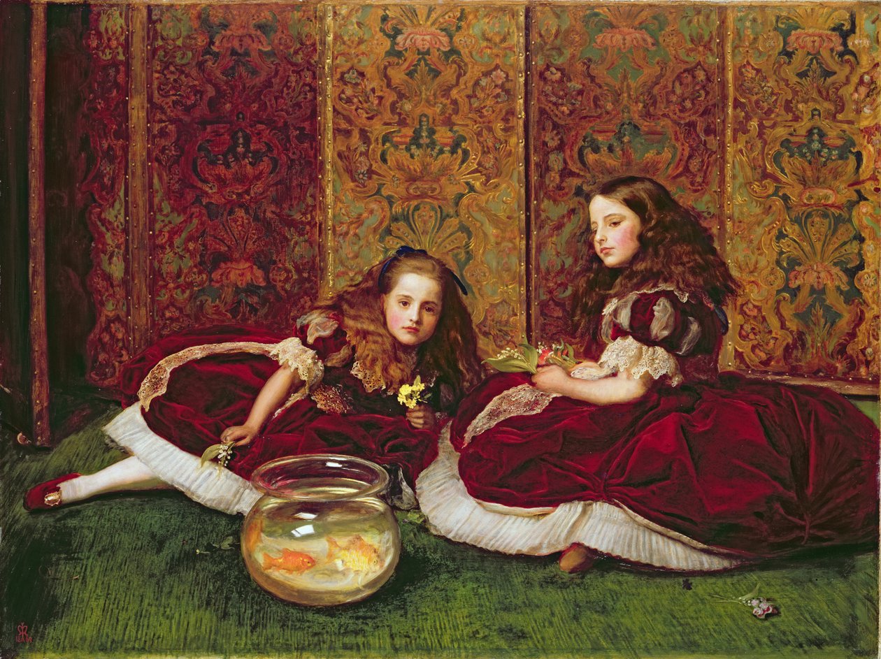 Boş Zaman, 1864 by John Everett Millais