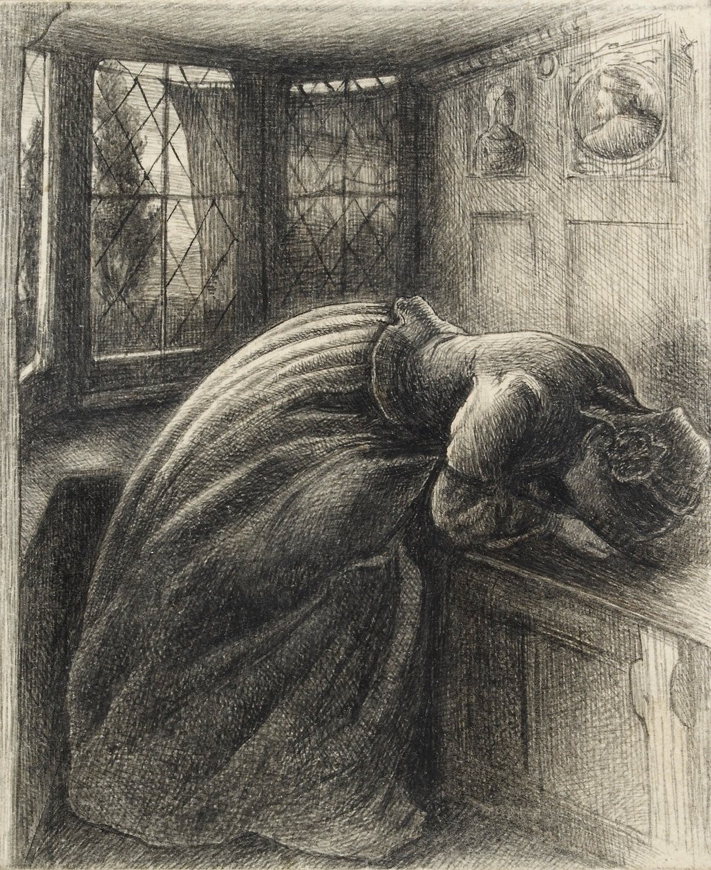 Mariana, c1840-1850 by John Everett Millais