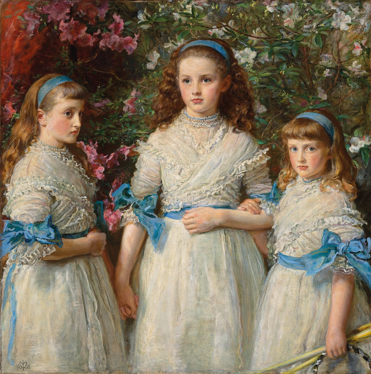 Kız kardeşler, 1868 by John Everett Millais