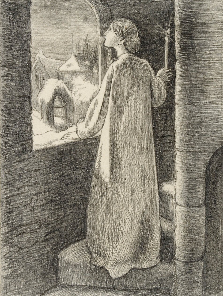 Aziz Agnes Eve, c1857 by John Everett Millais
