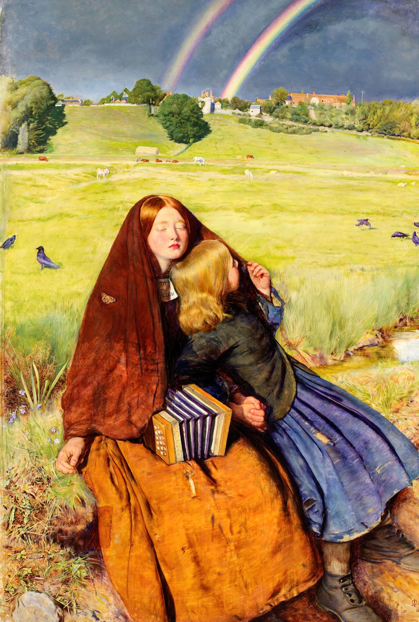 Kör Kız, 1856. by John Everett Millais