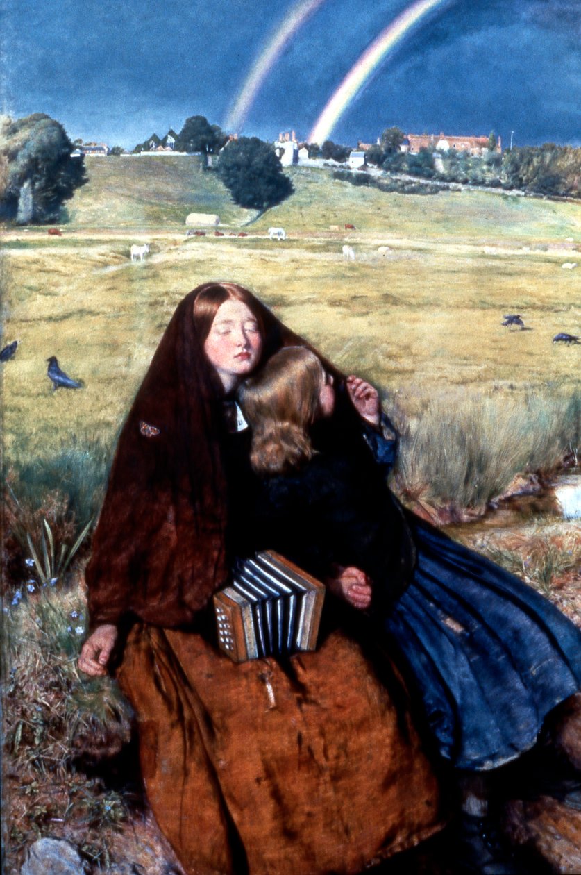Kör Kız, 1856 by John Everett Millais