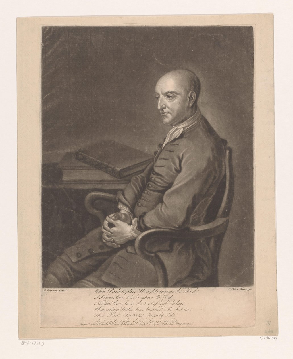 Portret van Humphrey Skelton by John Faber (II)