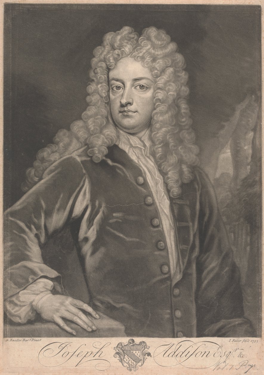 Joseph Addison Av. by John Faber the younger