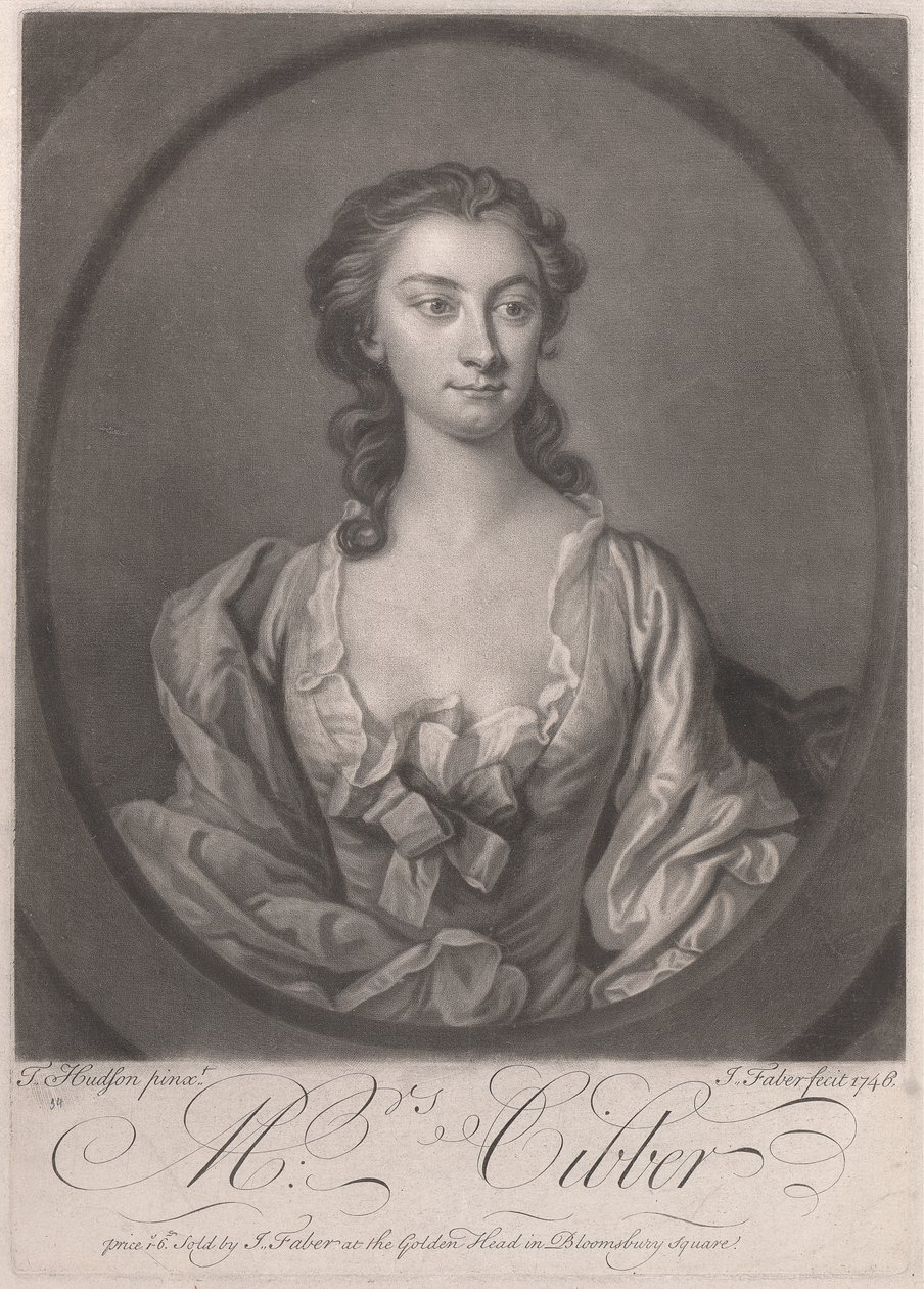 Bayan Cibber by John Faber the younger