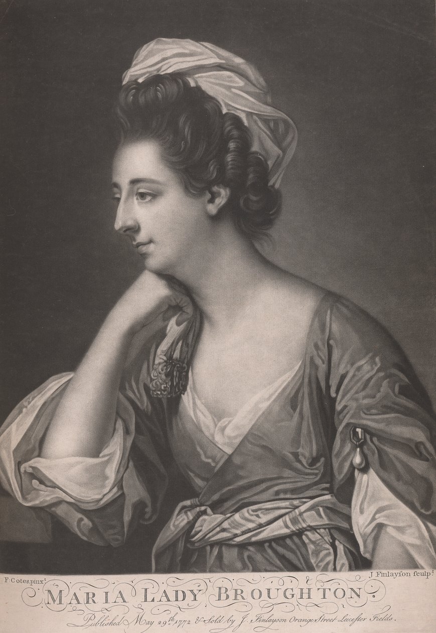 Maria, Leydi Bronghton (ö. 1785) by John Finlayson