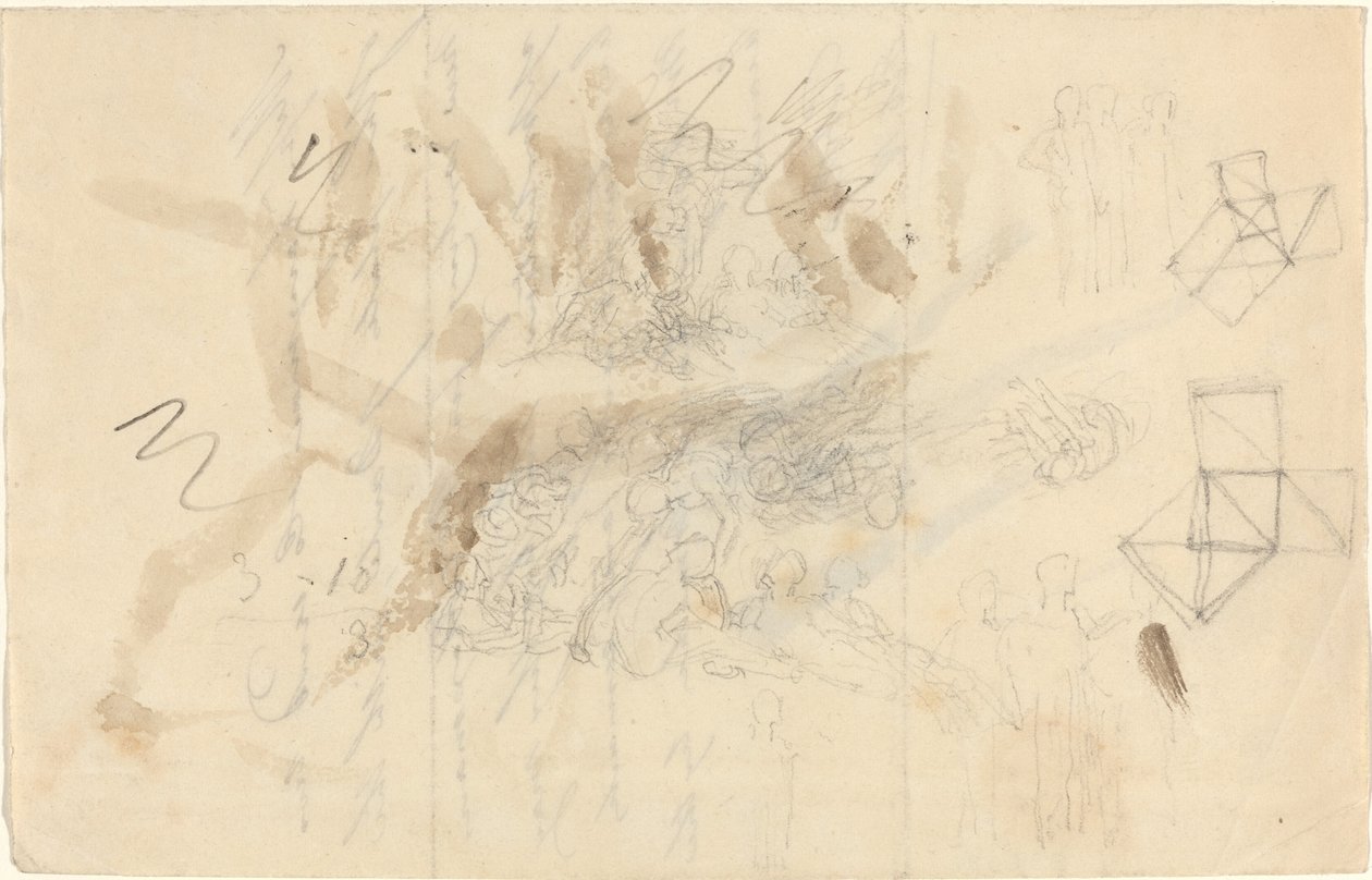 Erkek Kızlarına İnen Melekler by John Flaxman