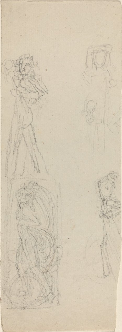 Çalışma Sayfası [recto ve verso] by John Flaxman