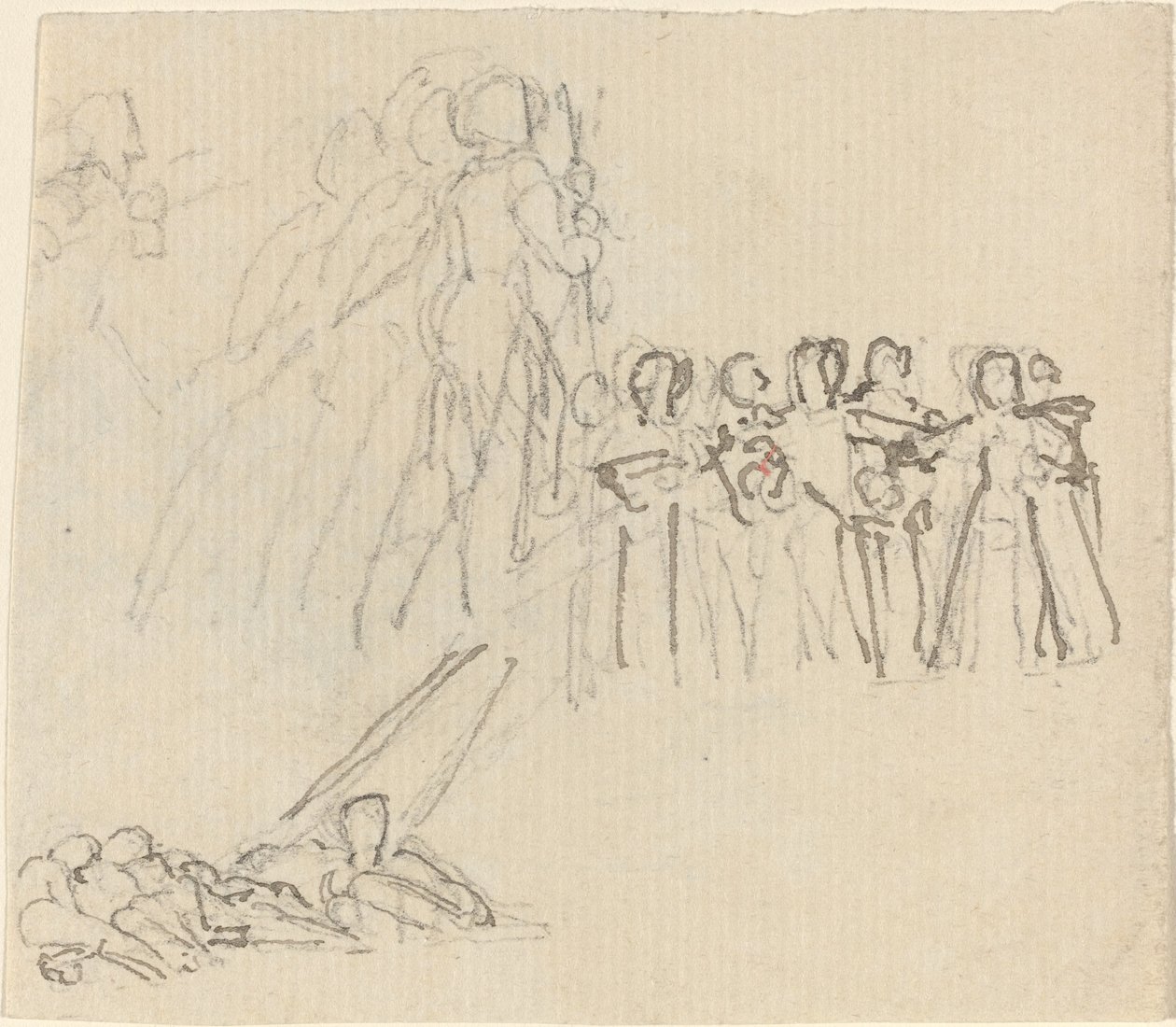Çalışma Sayfası [recto ve verso] by John Flaxman