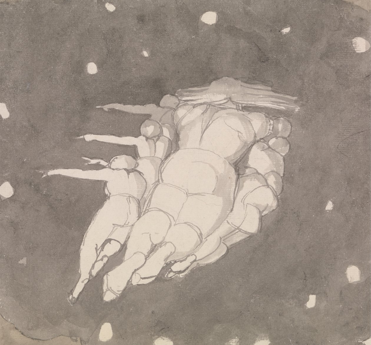 Göklerin Yaratılışı by John Flaxman