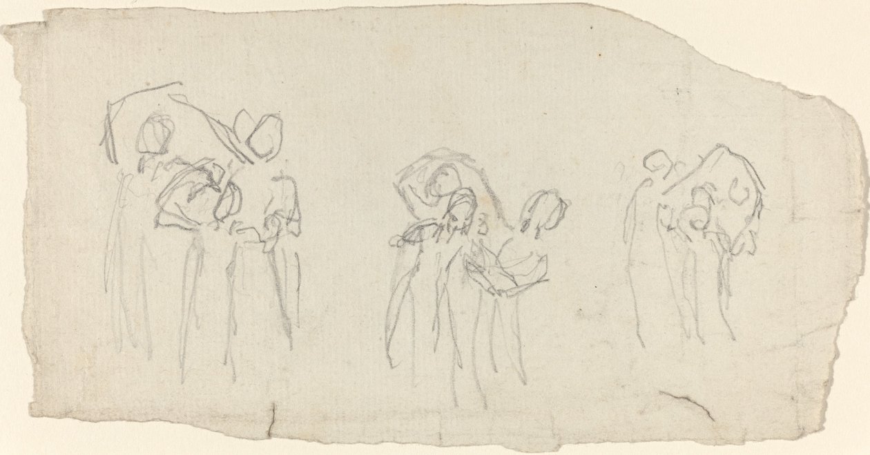 Üç Grup Dansçı by John Flaxman