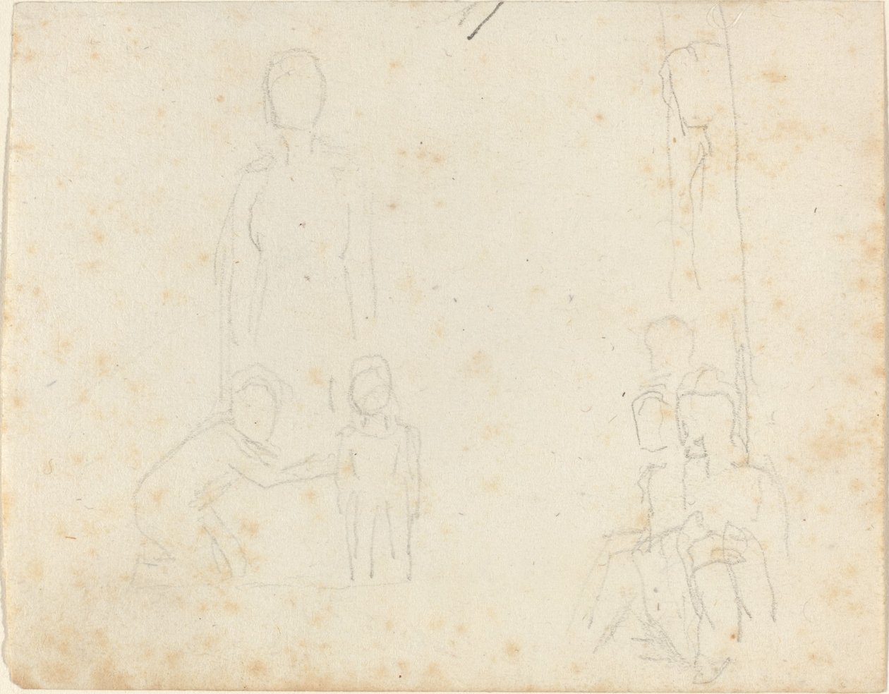 İki Grup Figür by John Flaxman