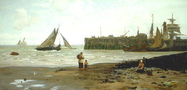 Alçak Gelgit, Whitstable Limanı by John Fraser