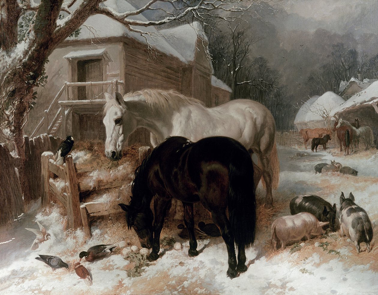 çiftlik sahnesi by John Frederick Herring Senior