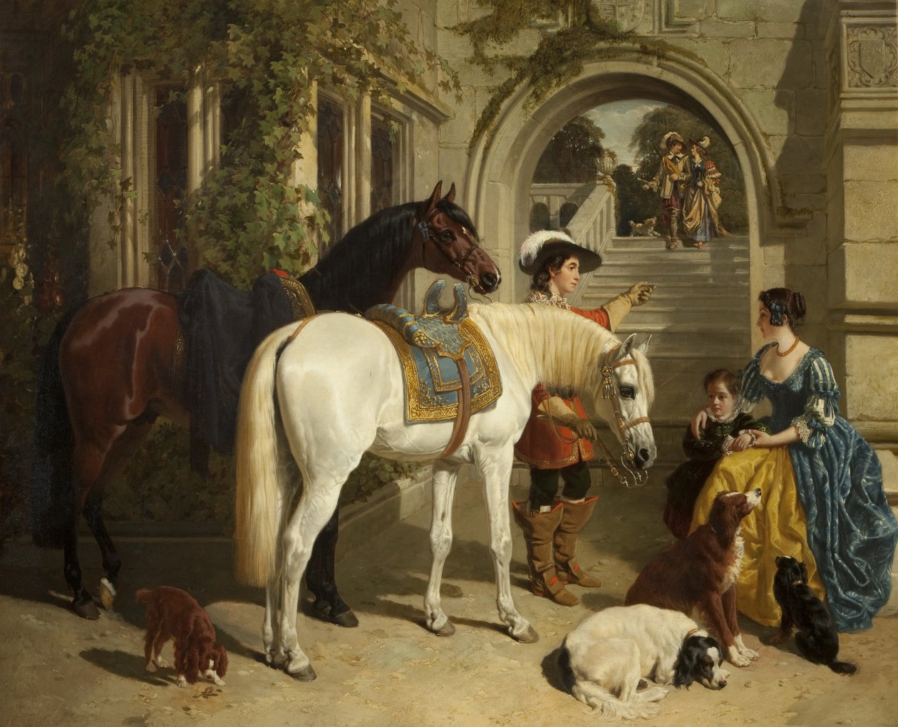 Leydilerim Palfrey by John Frederick Herring Senior