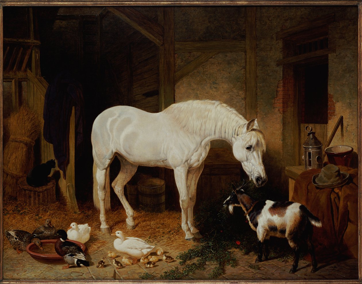 Ahır Arkadaşları by John Frederick Herring Senior