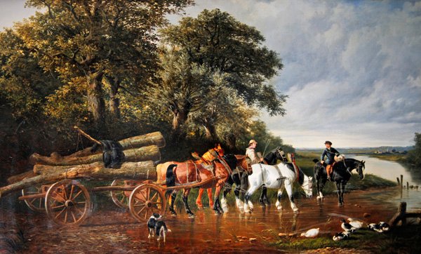 Kereste Vagonu by John Frederick Herring Senior