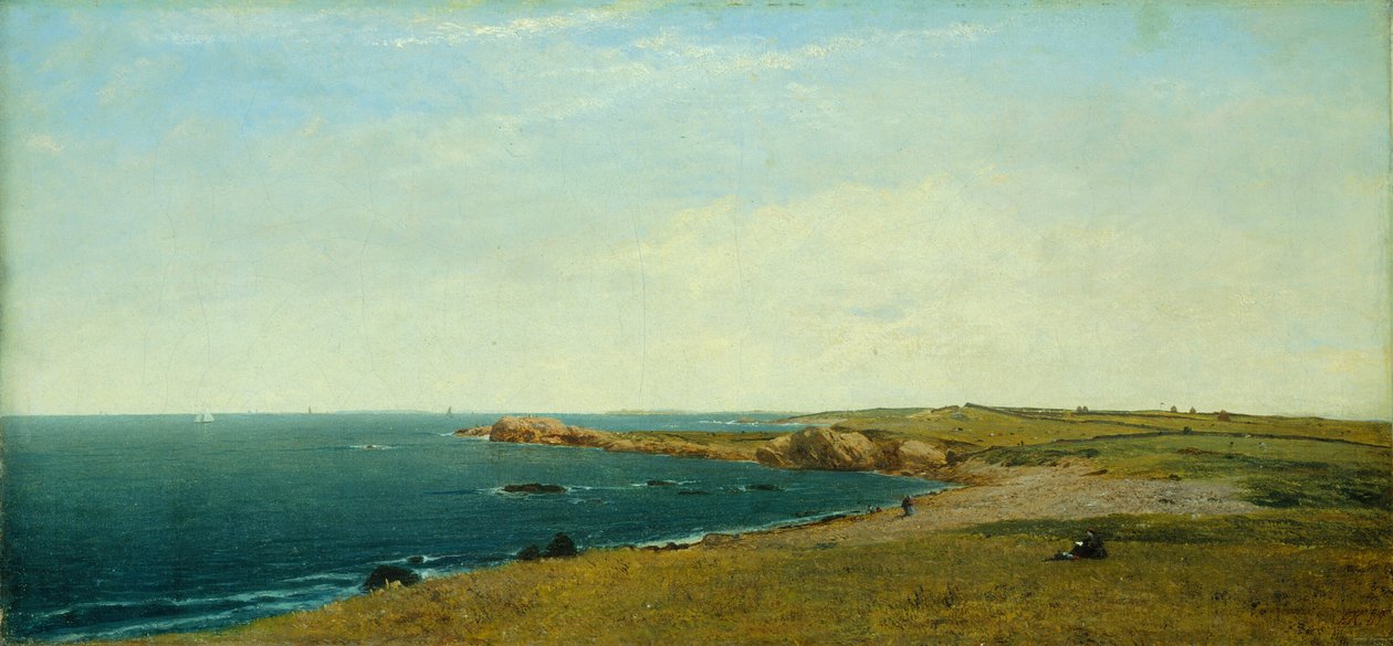 Newport yakınlarında, 1869. by John Frederick Kensett